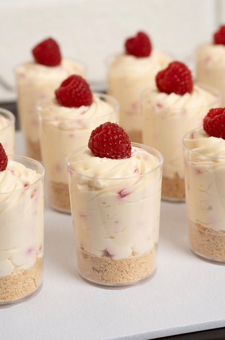 Raspberry Cheesecake Cups
